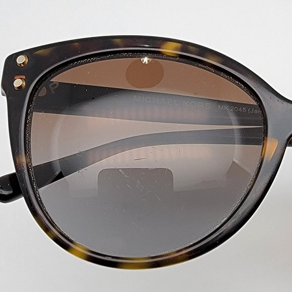 *SOLD* Michael Kors MK2045 Jan Dark Tortoise Frame Polarized Brown Sunglasses - Picture 12 of 12